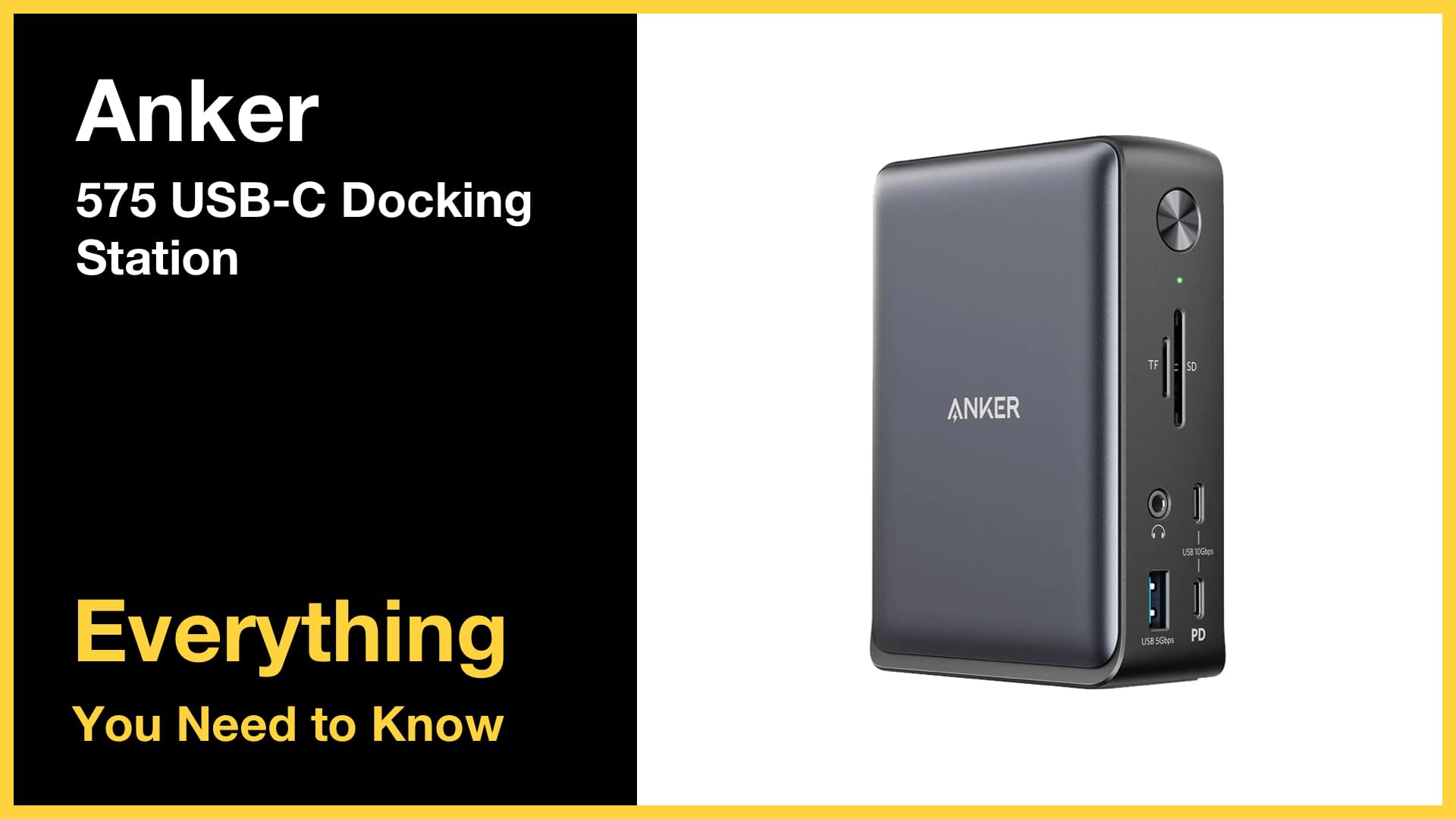 Anker 575 USB-Cドッキングステーション｜13ポートの全機能解説