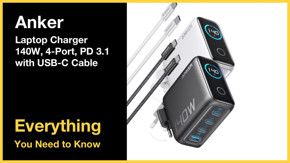 Anker Laptop Charger (140W, 4-Port, PD 3.1) with USB-C Cable - Everything You Need to Know