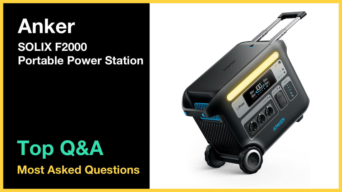 Anker SOLIX F2000 Portable Power Station - Top 10 Questions and Answers