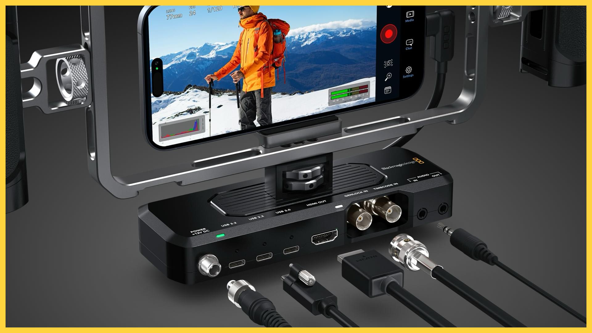Blackmagic Camera ProDockの全貌｜iPhoneをプロ仕様カメラに変える