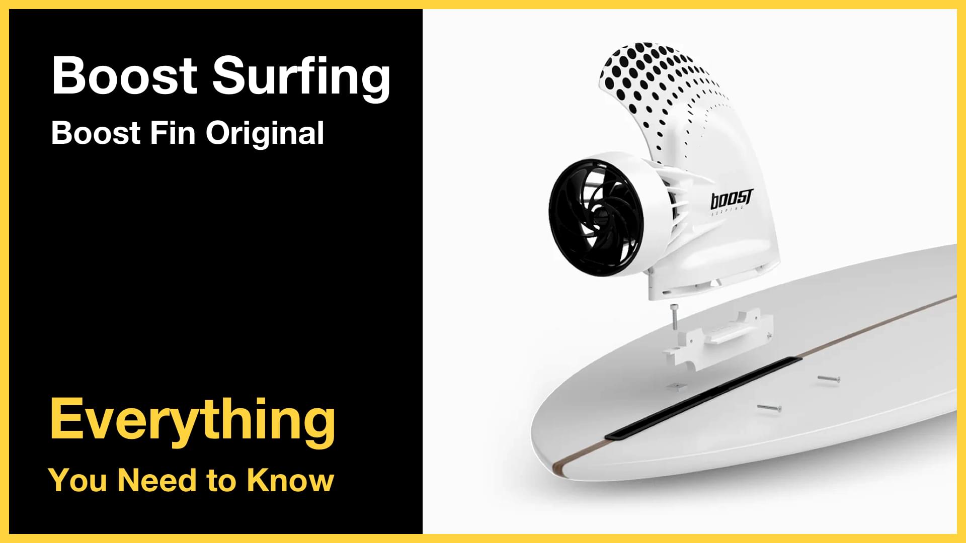 Boost Surfing - Boost Fin Original - 知っておくべきすべて – BIKMAN