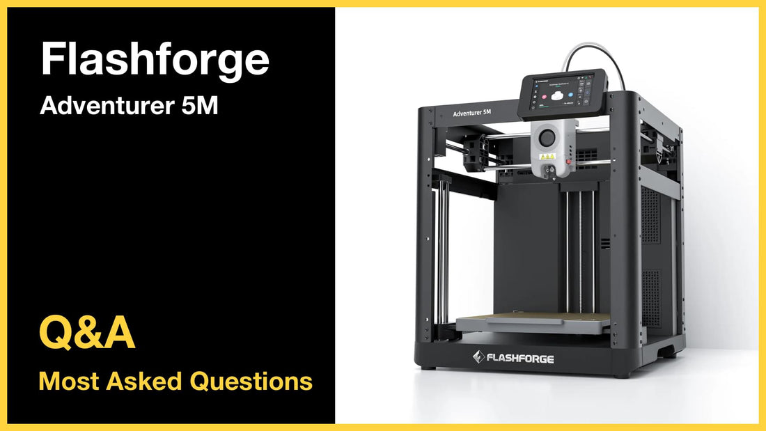 Flashforge Adventurer 5M 3D Printer - Top 10 Questions and Answers