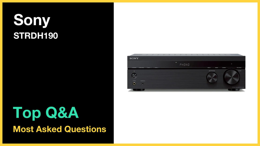 Sony STR-DH190 - Top 10 Questions and Answers