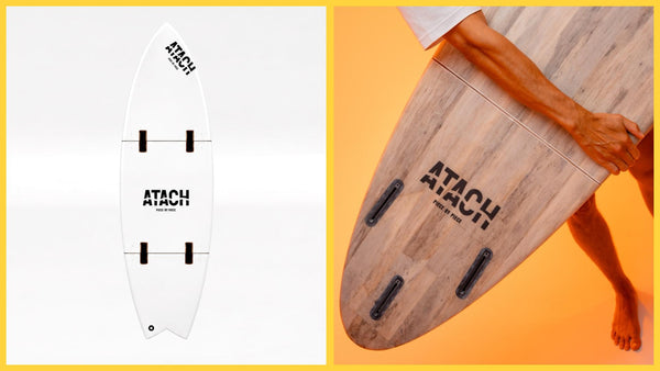 ATACH Surfboard - 3-Piece Modular Travel Board