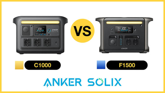 Anker SOLIX C1000 vs F1500 Solar Generator
