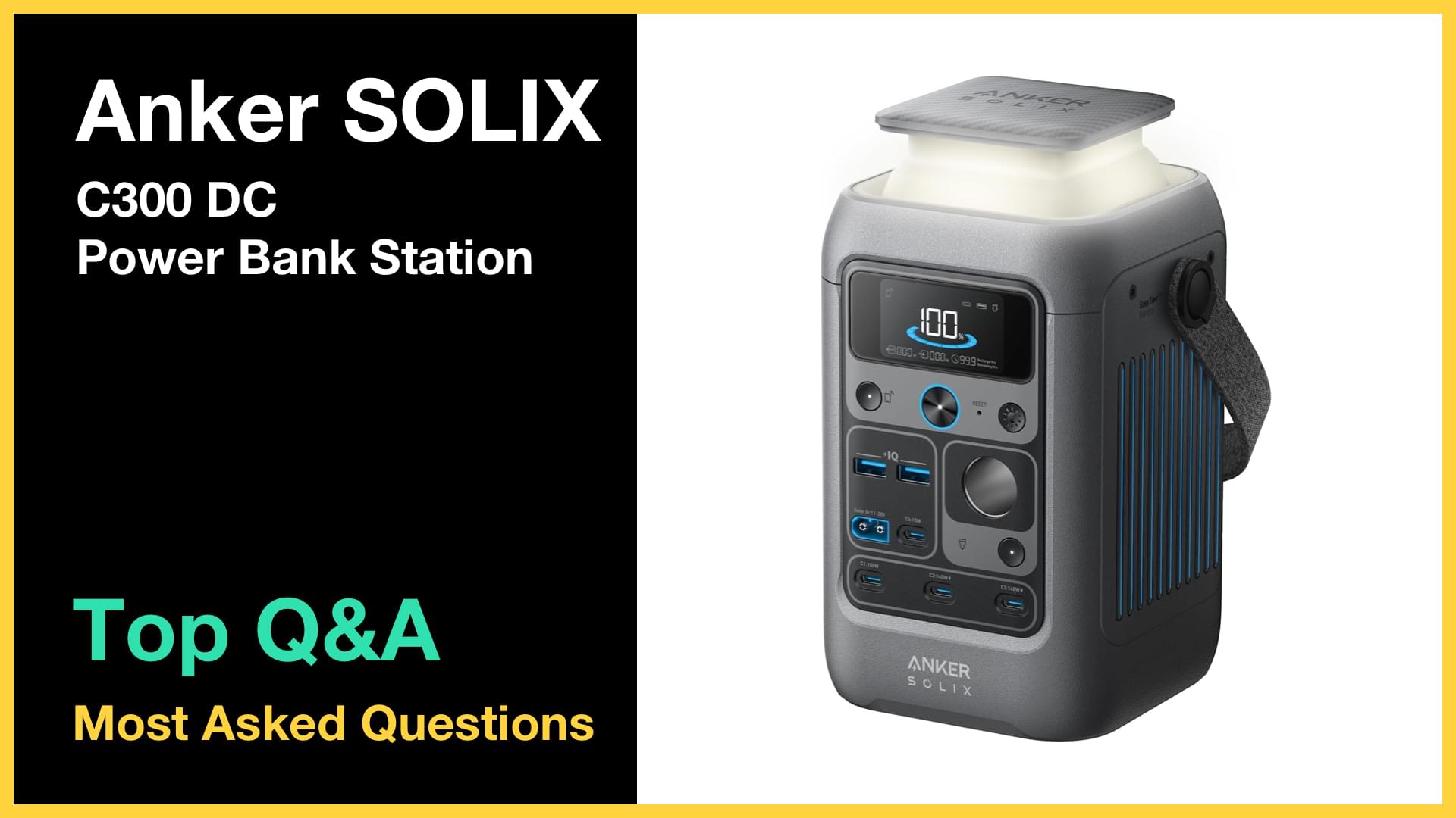 Anker SOLIX C300 DC - Top 10 Questions and Answers