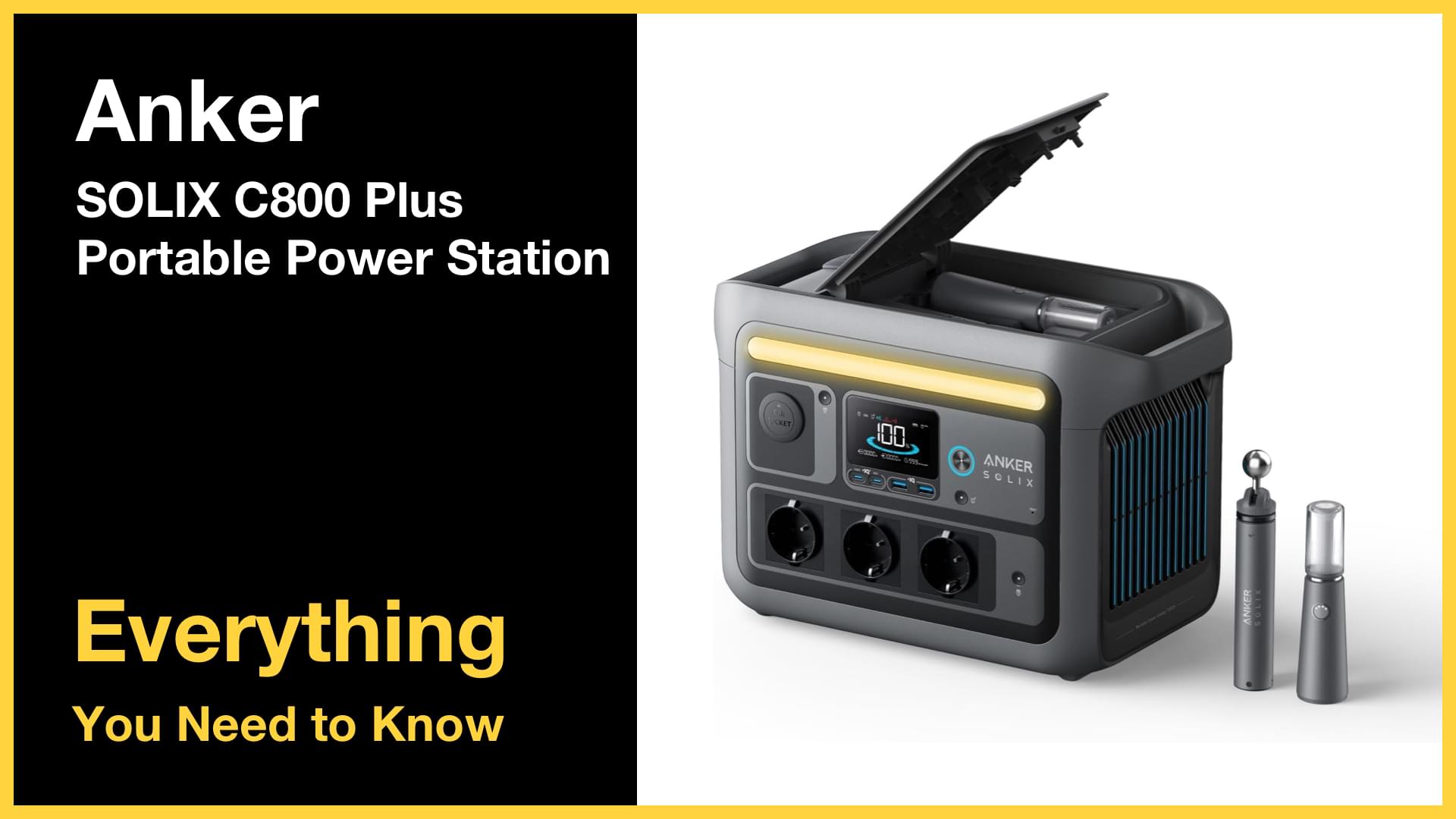 Anker SOLIX C800 Plus Portable Power Station - Everything You Need to Know in 2025