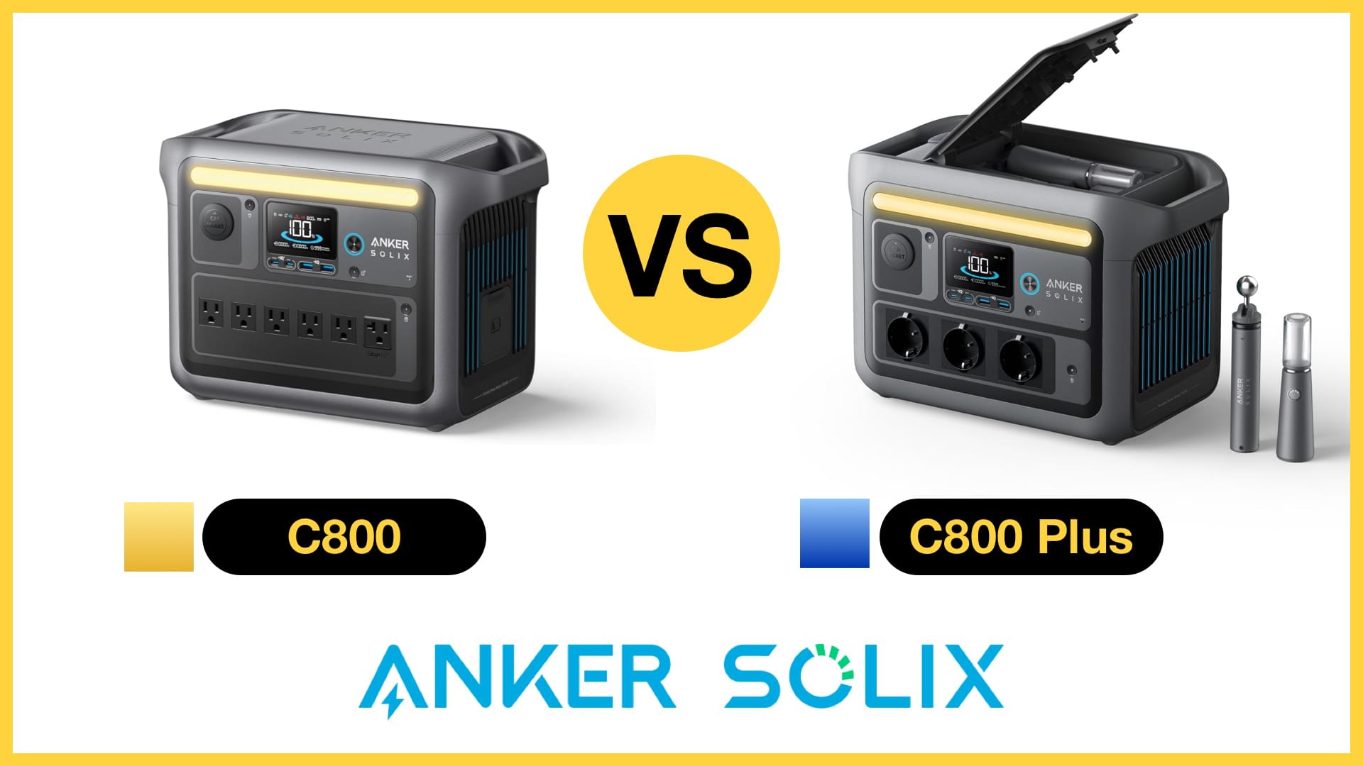 Anker SOLIX C800 vs C800 Plus - Ultimate Camping Power Comparison