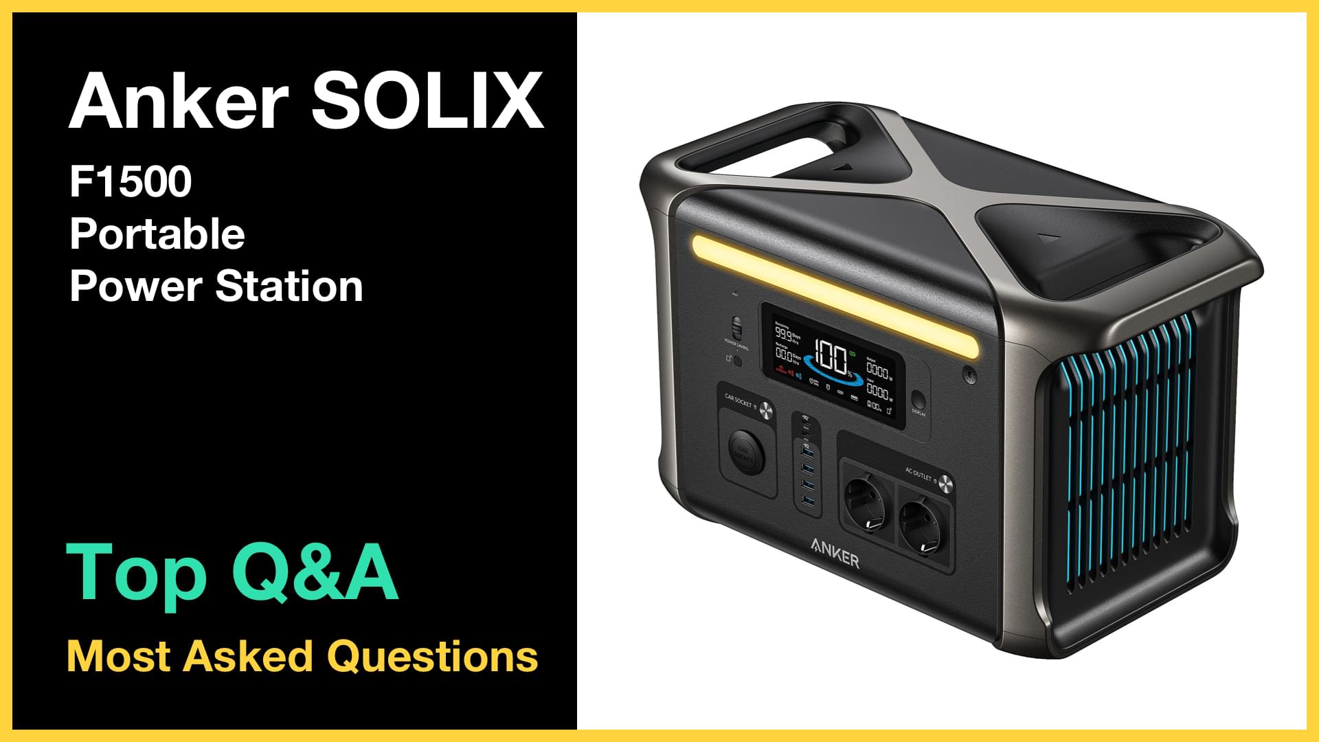 Anker SOLIX F1500 - Top 10 Questions and Answers