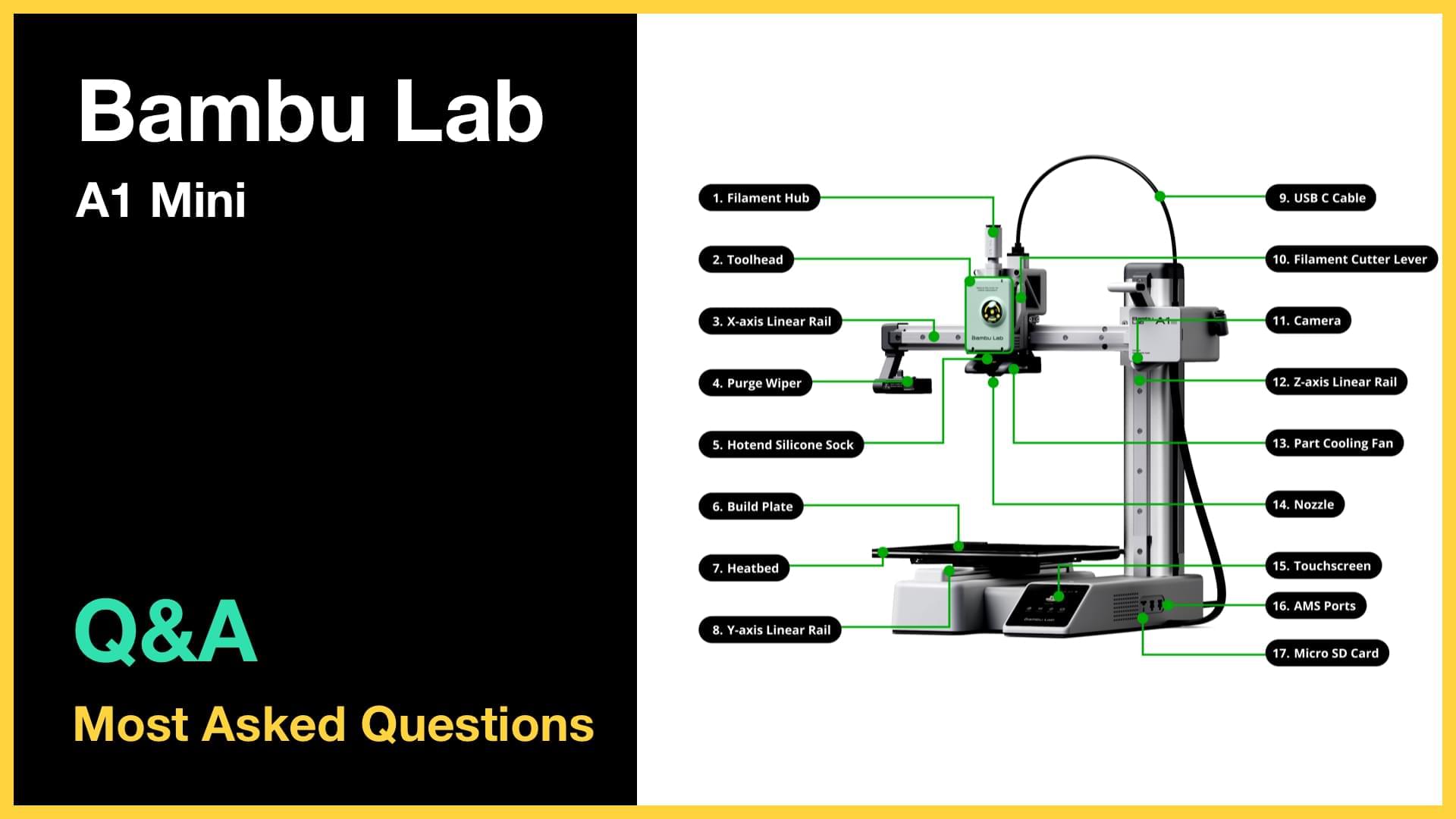 מדפסת התלת מימד Bambu Lab A1 Mini – 10 השאלות המובילות בשנת 2025 ...