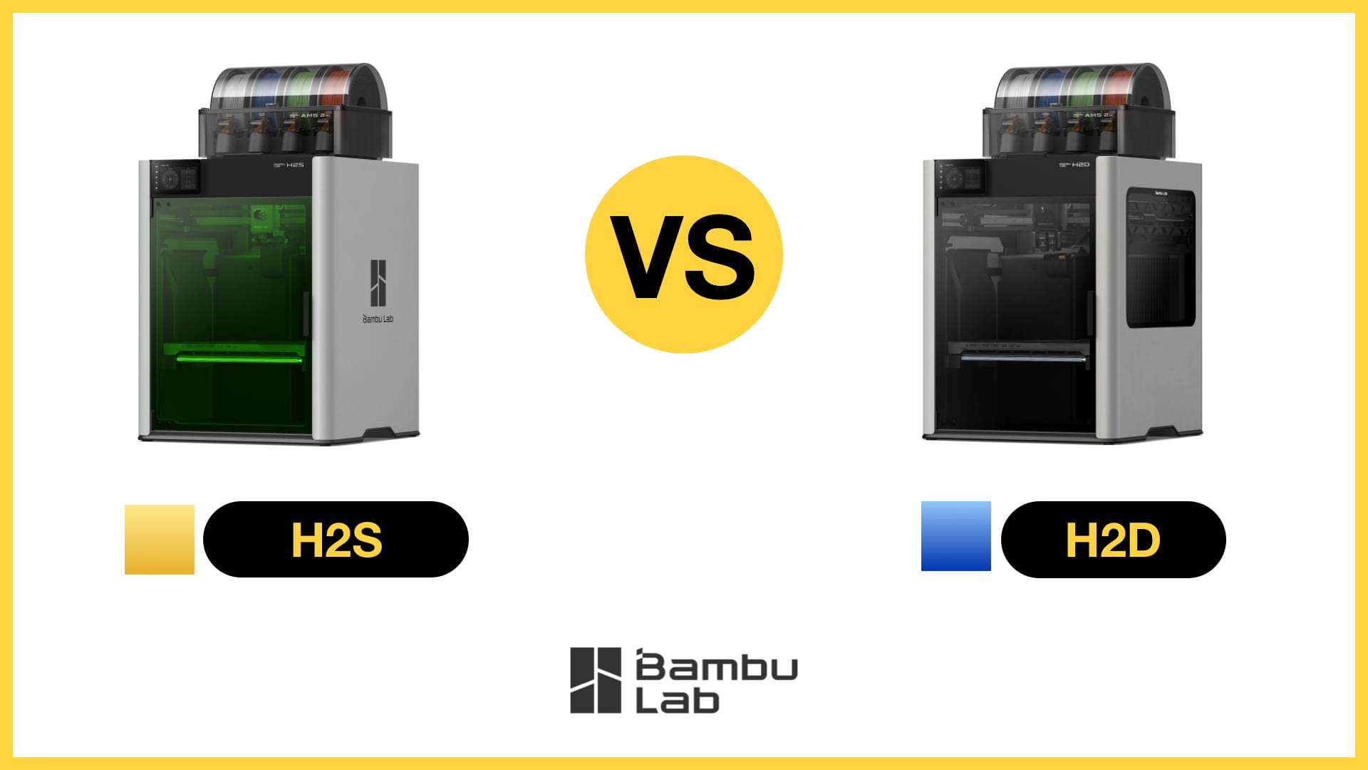 Bambu Lab H2S vs H2D - Choosing Your Ultimate Manufacturing Hub