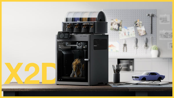 Bambu Lab X2D - Dual-Nozzle Printer with Heated Chamber