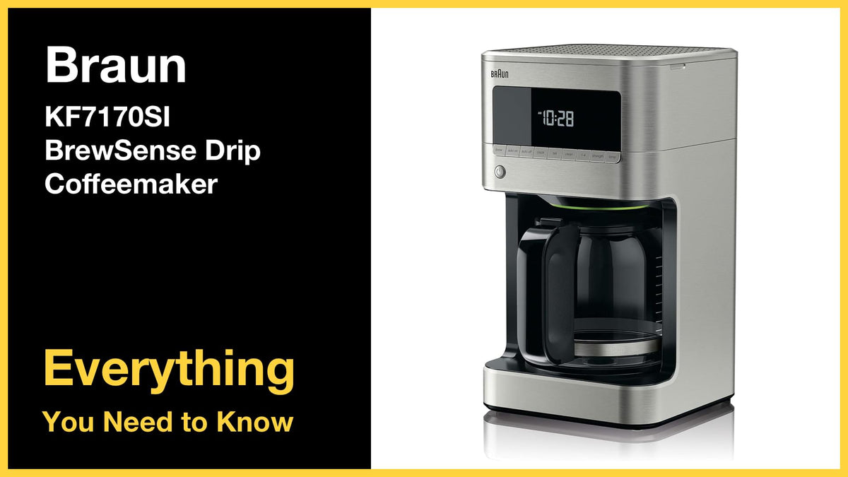Braun BrewSense Drip Coffee Maker KF7170SI - Everything You Need to Know