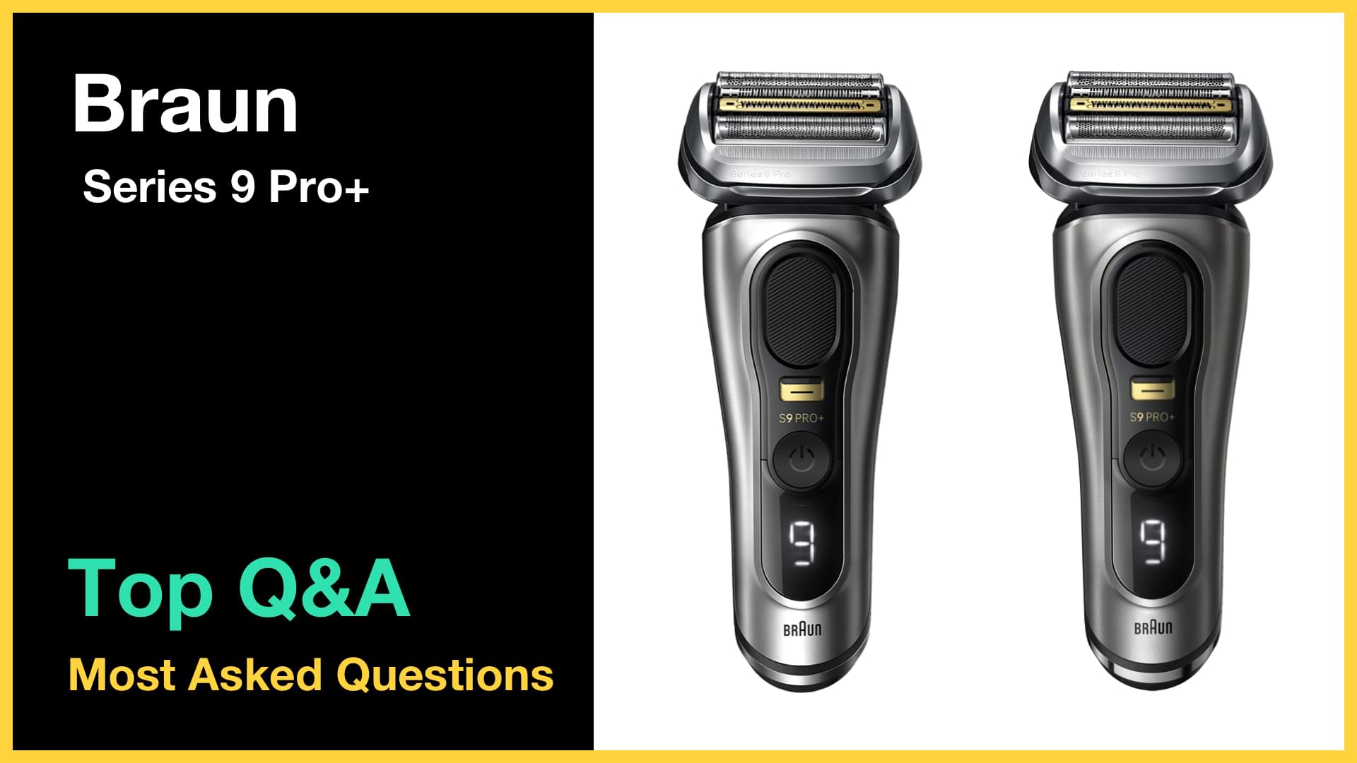 Braun Series 9 Pro+ - Le 10 Domande e Risposte Principali – BIKMAN TECH