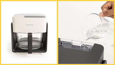 CREATE Air Fryer Studio Crystal - Non-Toxic Glass Cooking