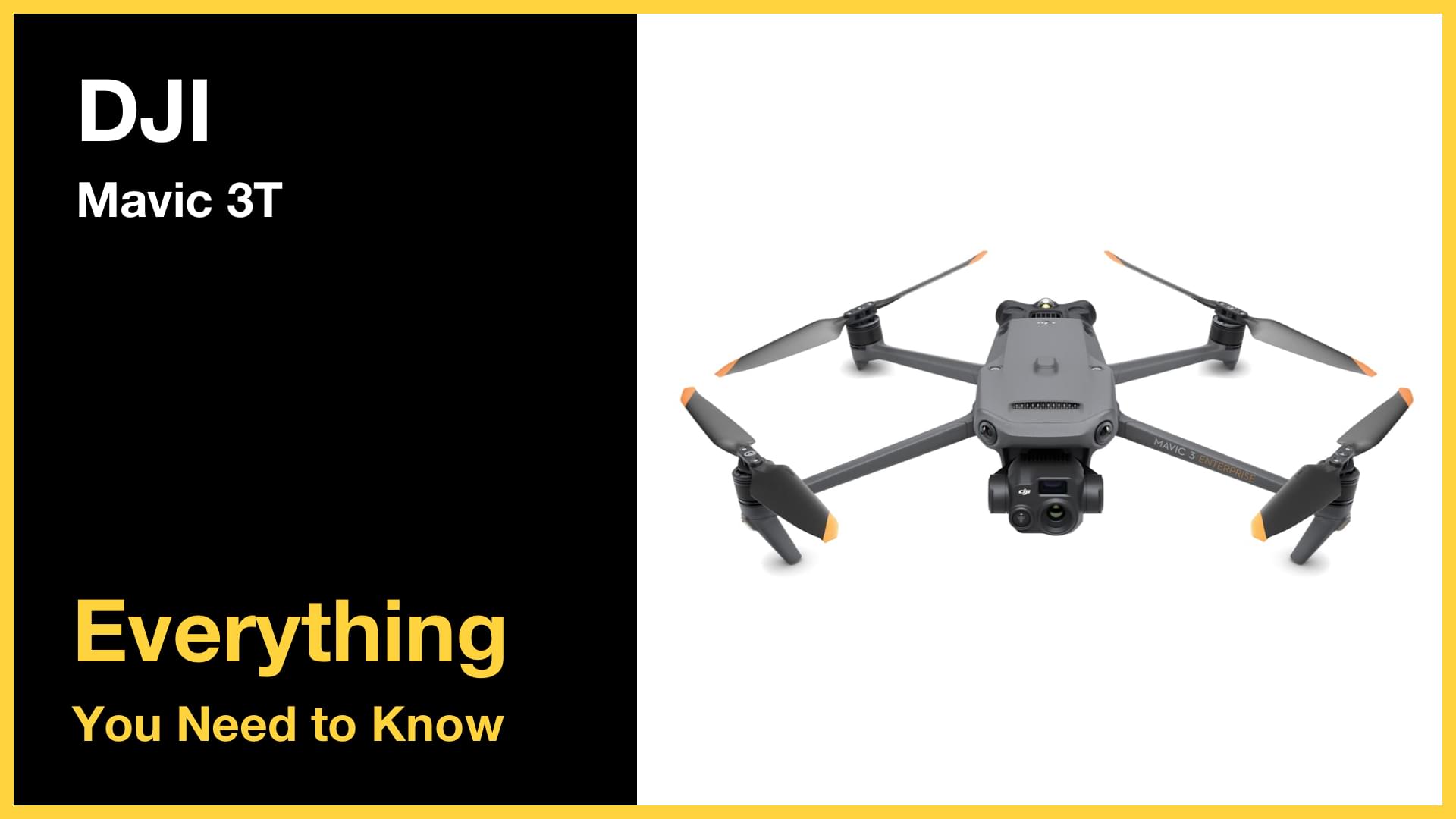DJI Mavic 3T - Everything You Need to Know