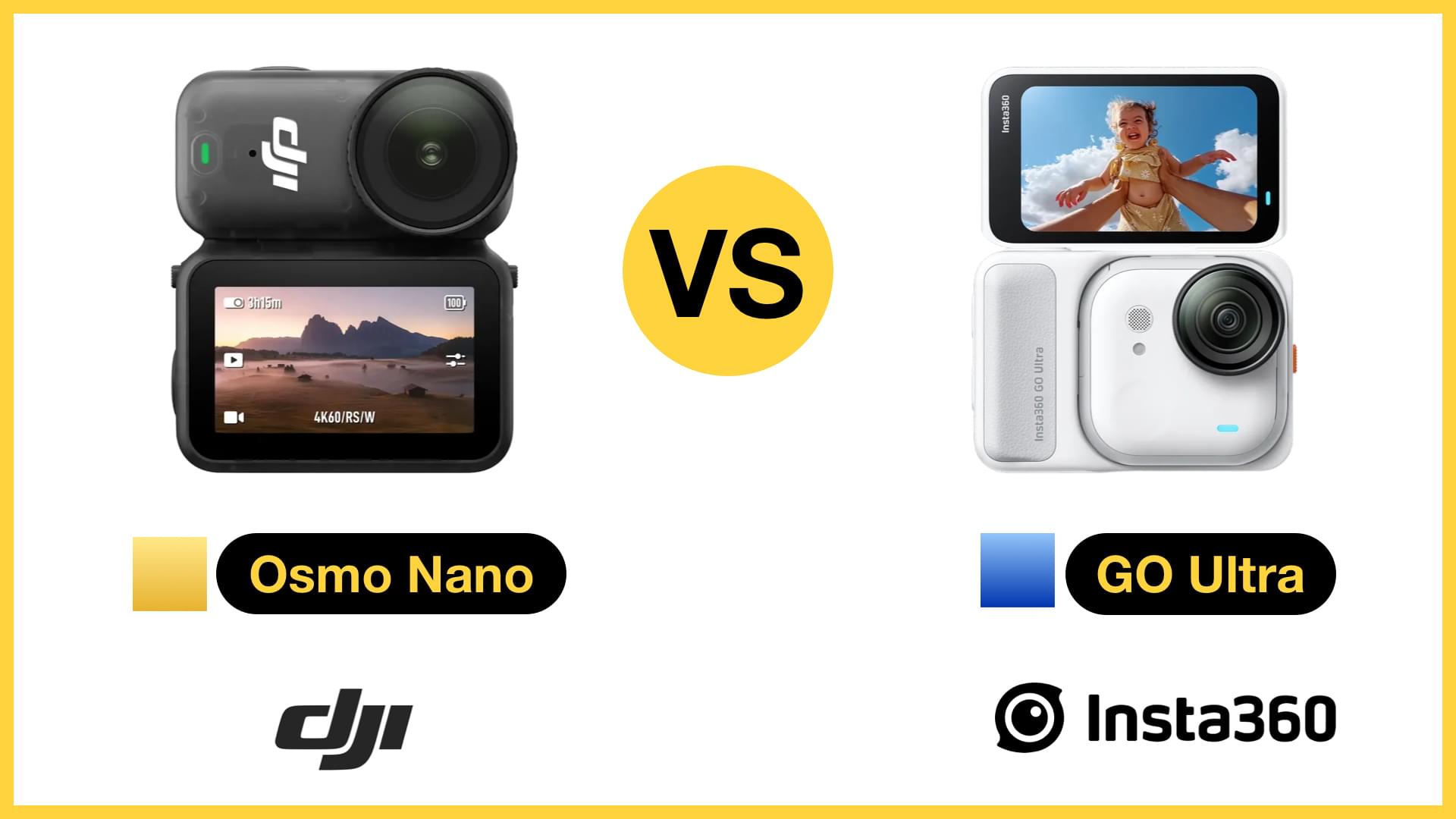 DJI Osmo Nano vs Insta360 GO Ultra: Which Tiny 4K Camera Wins?