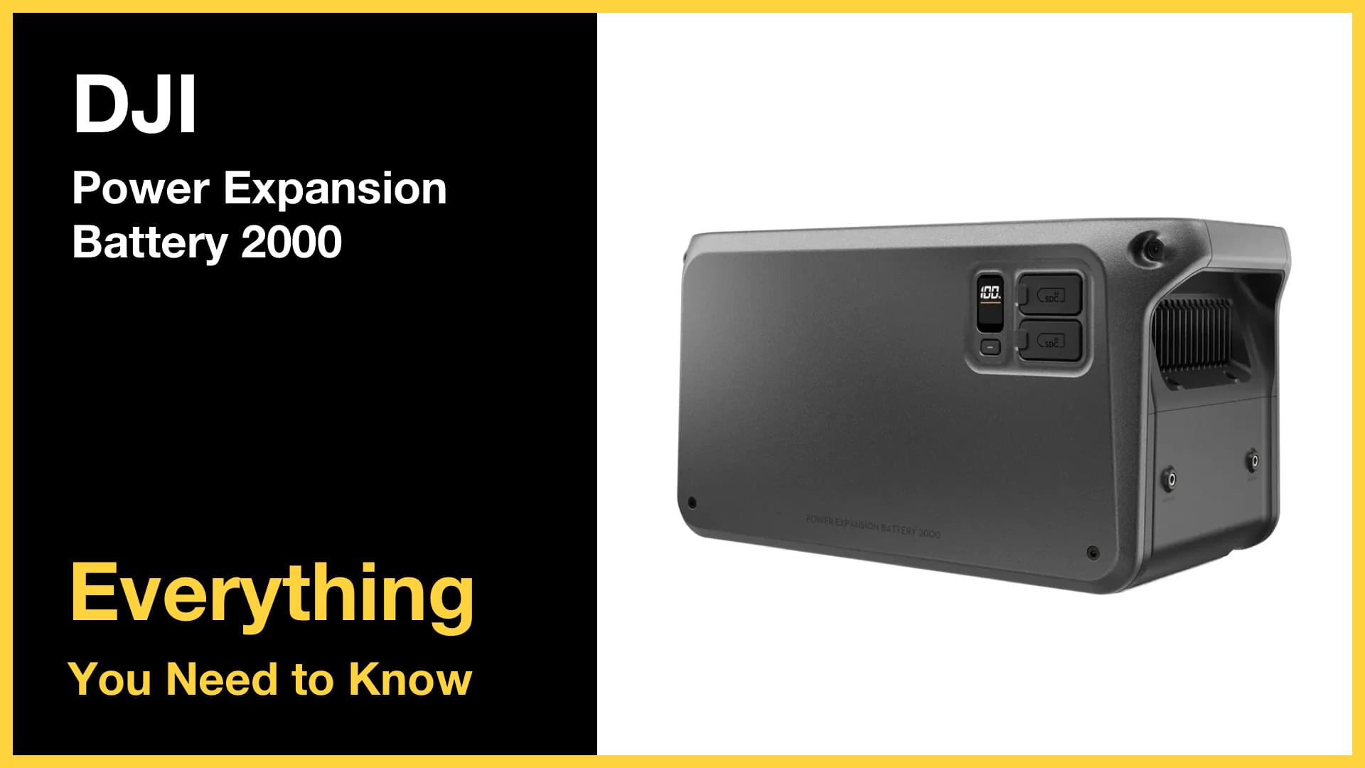 DJI Power Expansion Battery 2000 - Everything You Need to Know