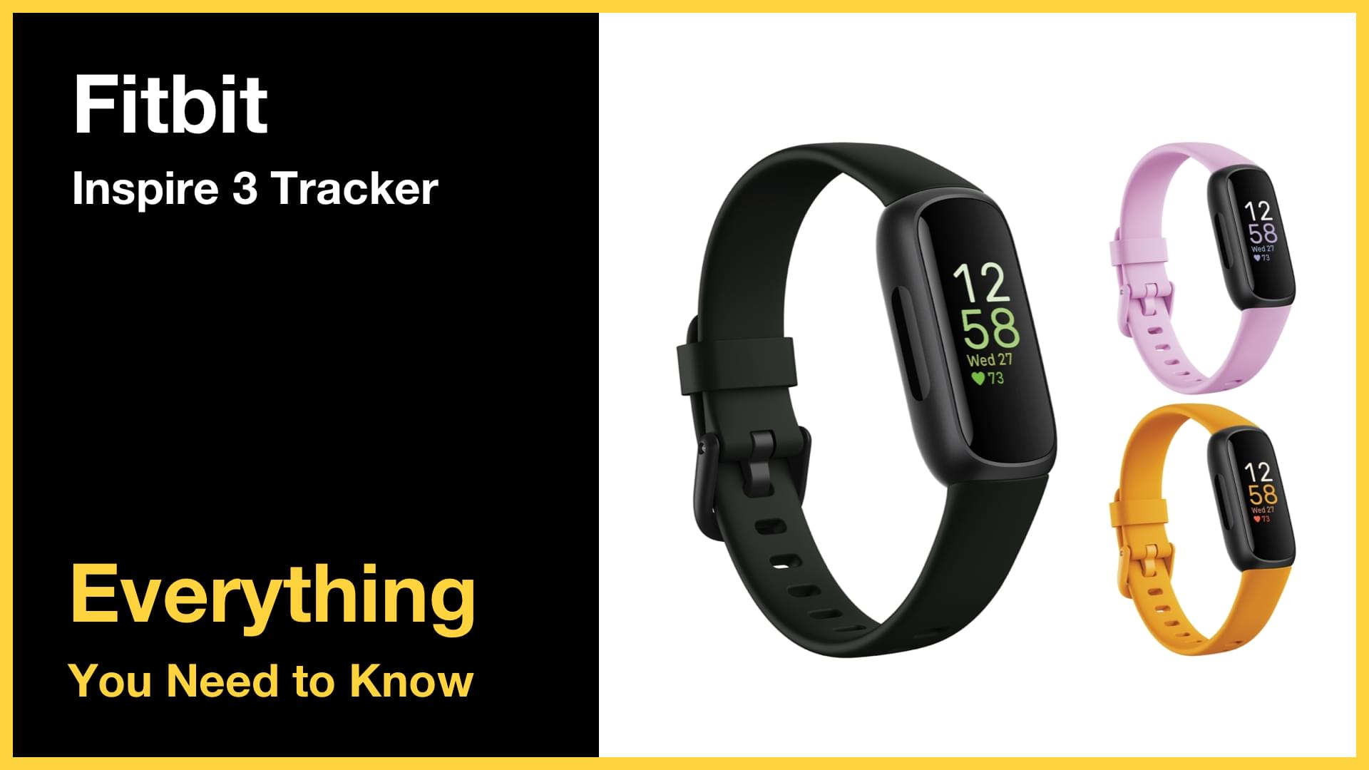 Fitbit Inspire 3徹底解説｜機能・性能・評判まとめ – BIKMAN TECH