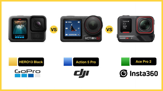 GoPro HERO13 Black vs DJI Osmo Action 5 Pro vs Insta360 Ace Pro 2