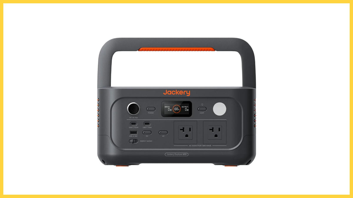 Jackery Explorer 600 v2 - Ultra-Light LiFePO4 Power Station