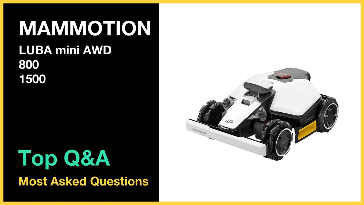 MAMMOTION LUBA mini AWD - Top 10 Questions and Answers