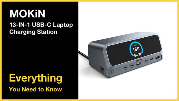 MOKiN 13-IN-1 USB-C Laptop Charging Station - Everything You Need to Know