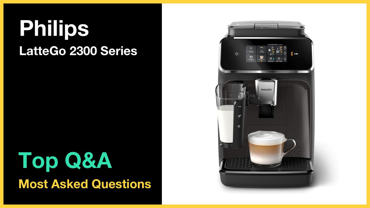 Philips LatteGo 2300 - Top 10 Questions and Answers
