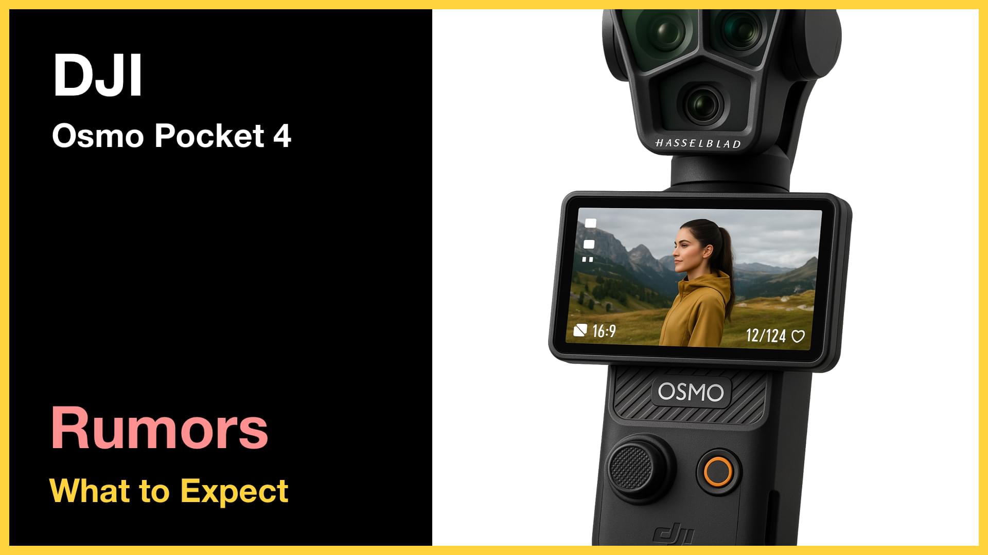 DJI OSMO Pocket 4 Rumors - The Next King of Vlog Cameras?