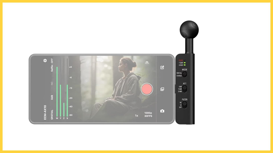 Sony ECM-AX10 - Spatial Audio for Phone Video