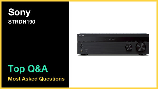 Sony STR-DH190 - Top 10 Questions and Answers
